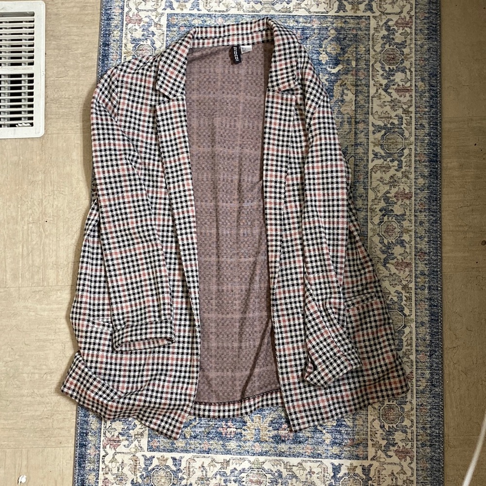 H&M Plaid Blazer